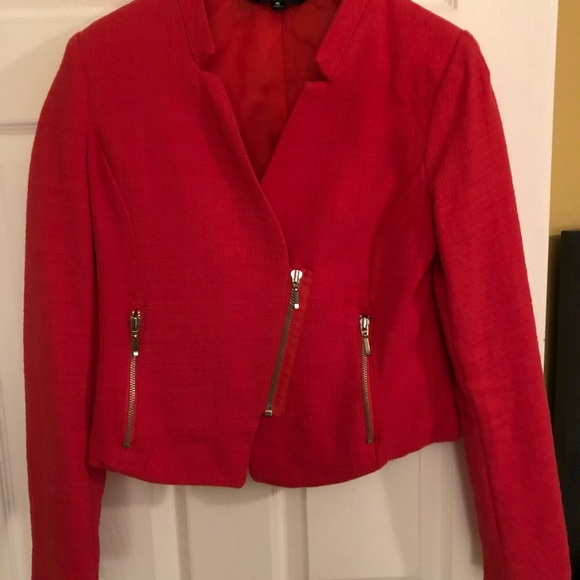 Blood Orange Mossimo Cropped Jacket - Picture 1 of 3